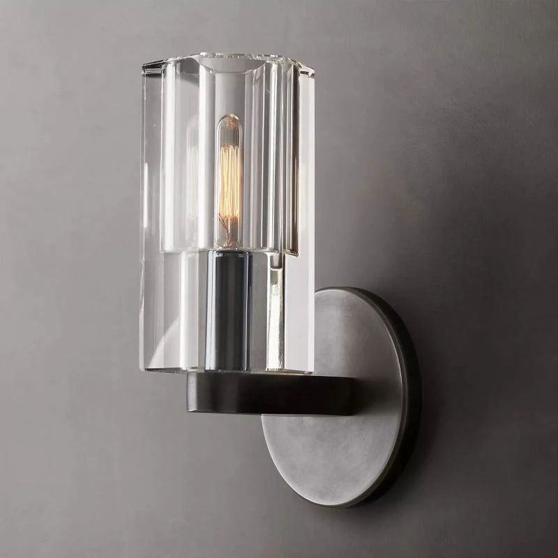 Wine-Glass Modern Crystal Wall Sconce for Living Room And Bedroom | Homevator